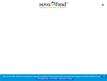 Tablet Screenshot of nova-fund.com